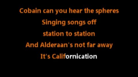Californication – Red Hot Chili Peppers