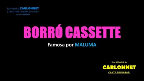 Borró Cassette – Maluma