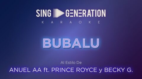 Bubalu – Anuel AA, Prince Royce, Becky G, Mambo Kingz, Dj Luian